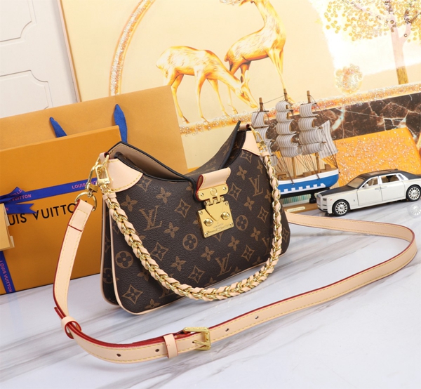 ルイヴィトンバッグ側面デザイン